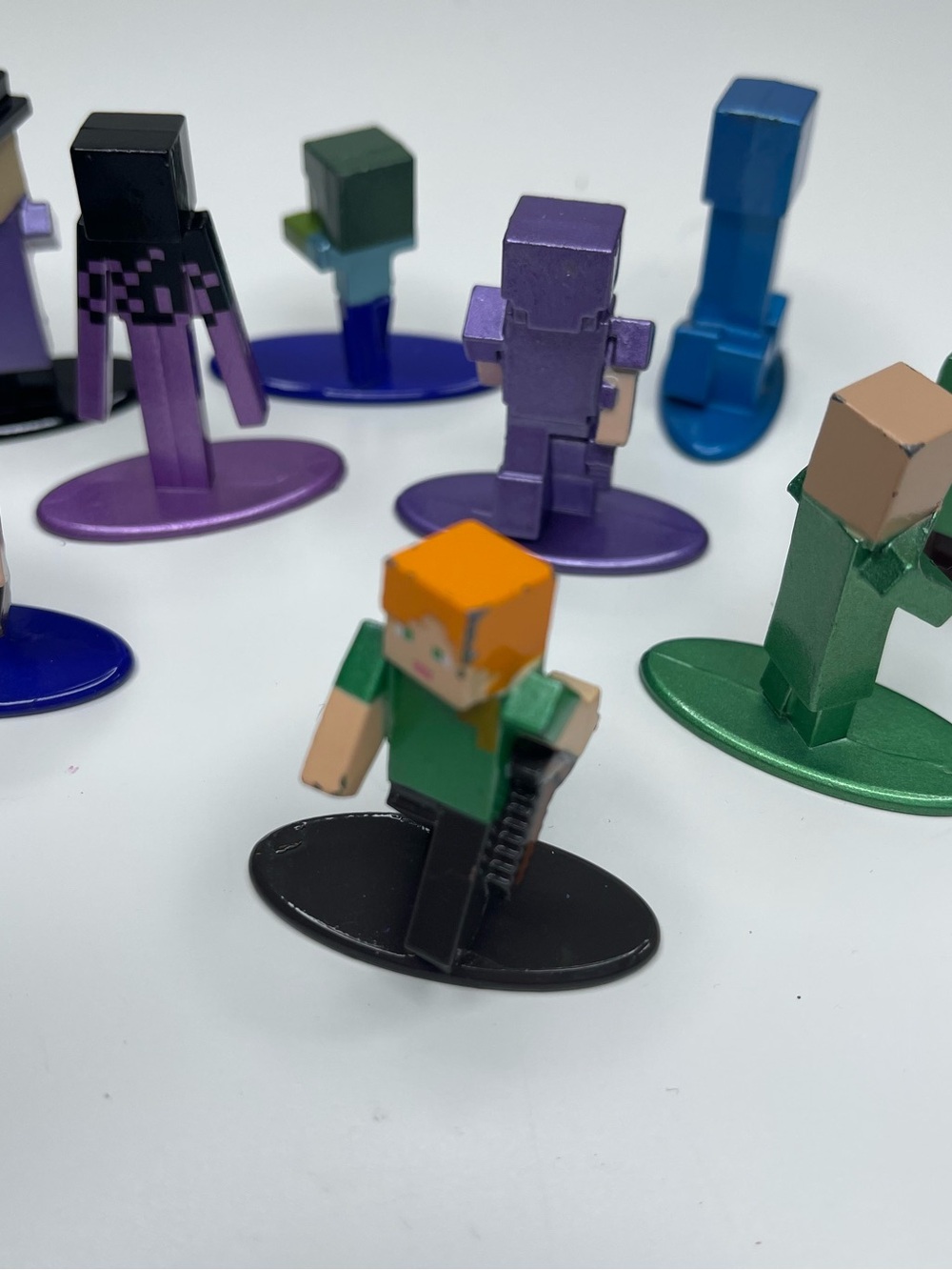 Minecraft Nano Metal Die-Cast Figures Mojang Jada Toys - 10 Piece Set - Picture 4 of 5